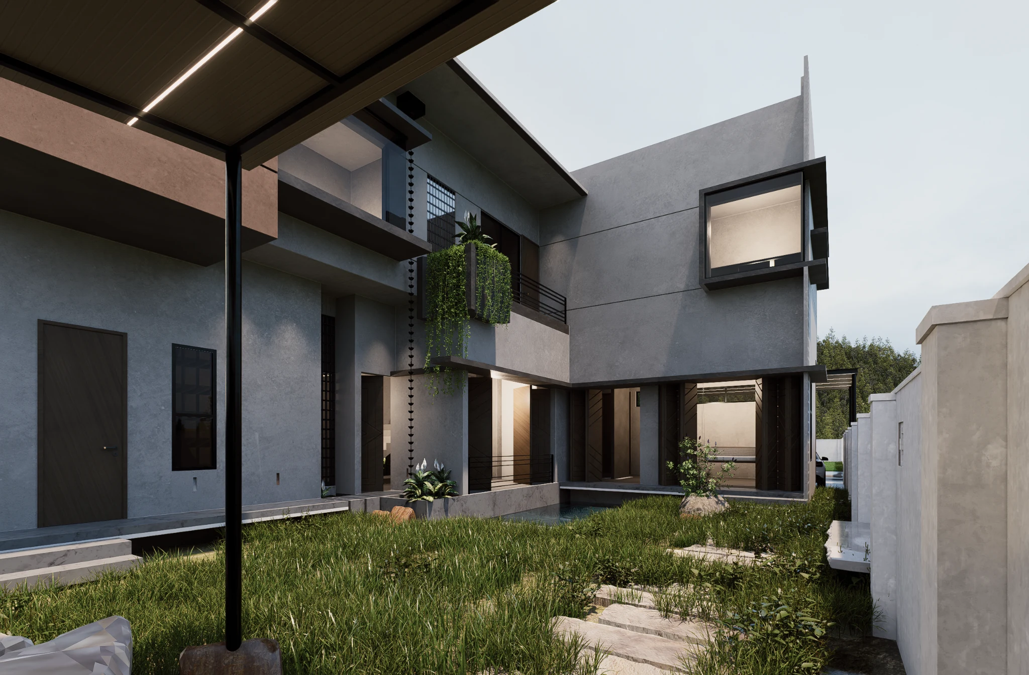 Type 2 garden view, visualisation